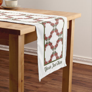Bougainvillea Table Runner Kurzer Tischläufer