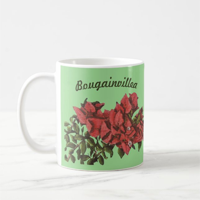 Bougainvillea-Tasse Kaffeetasse (Links)