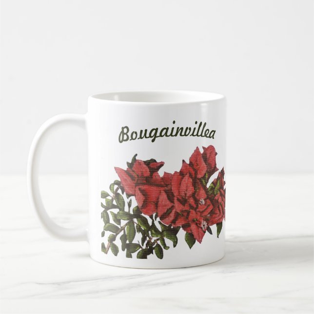 Bougainvillea-Tasse Kaffeetasse (Links)