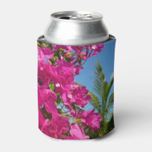Bougainvillea und Palmen Tropische Natur