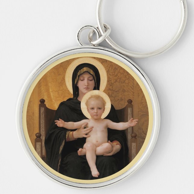 Bougereau Mary und Jesus Schlüsselanhänger (Vorne)