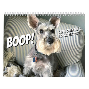 Bougez ! Super Owen le calendrier Schnauzer 2021