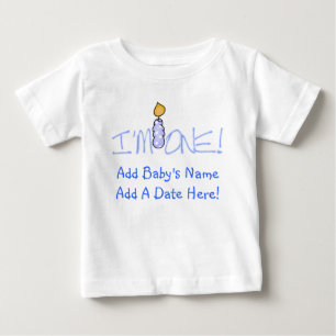 Bougie bleue je suis un T-shirt personnalisable de