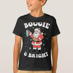 Bougie & Bright Lustiger Weihnachtsmann Santa Clau T-Shirt