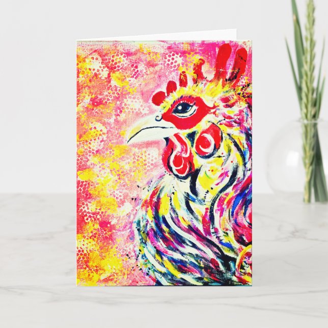 Bougie Chick Dankeskarte (Vorderseite)