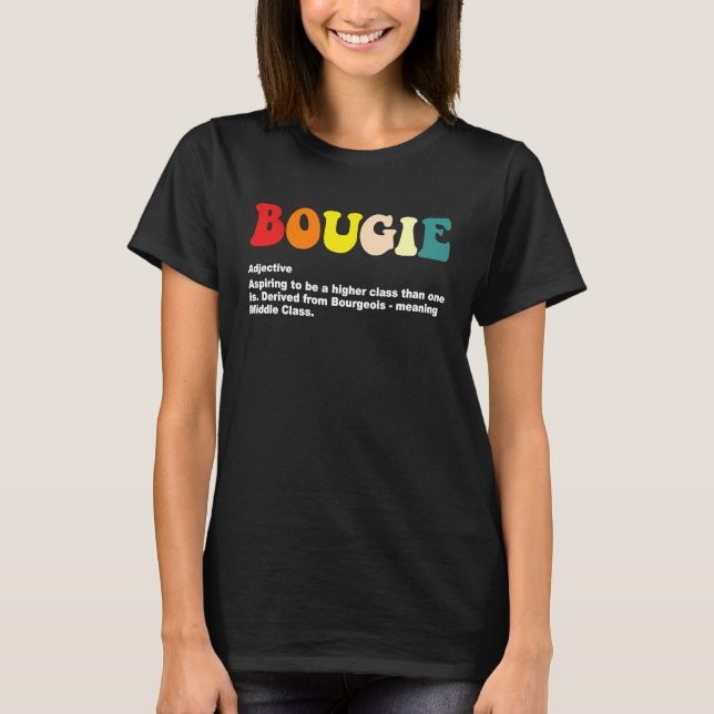 Bougie Definition Apparel T-Shirt (Vorderseite)