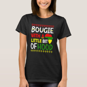 Bougie mit ein wenig Hood Black History Mon T-Shirt