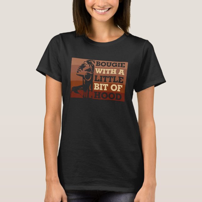 Bougie mit ein wenig Hood T-Shirt (Vorderseite)