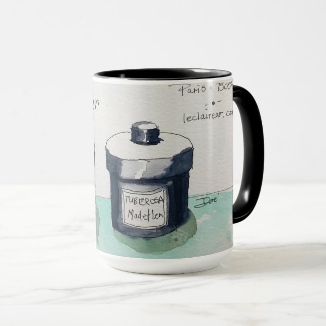 Bougie Paris Café tasse (Devant droit)