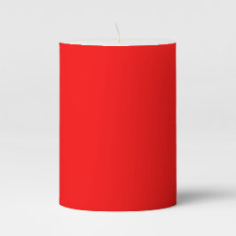 Bougie professionnelle couleur rouge