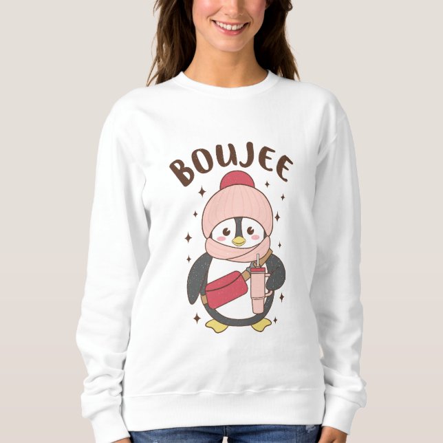 Bougie Xmas Penguin Sweatshirt (Vorderseite)