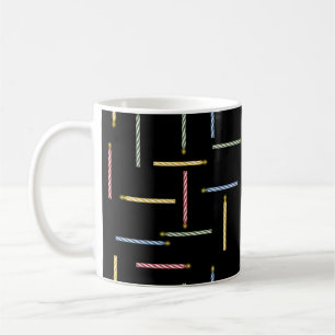Bougies classiques d'anniversaire - Mug de café no