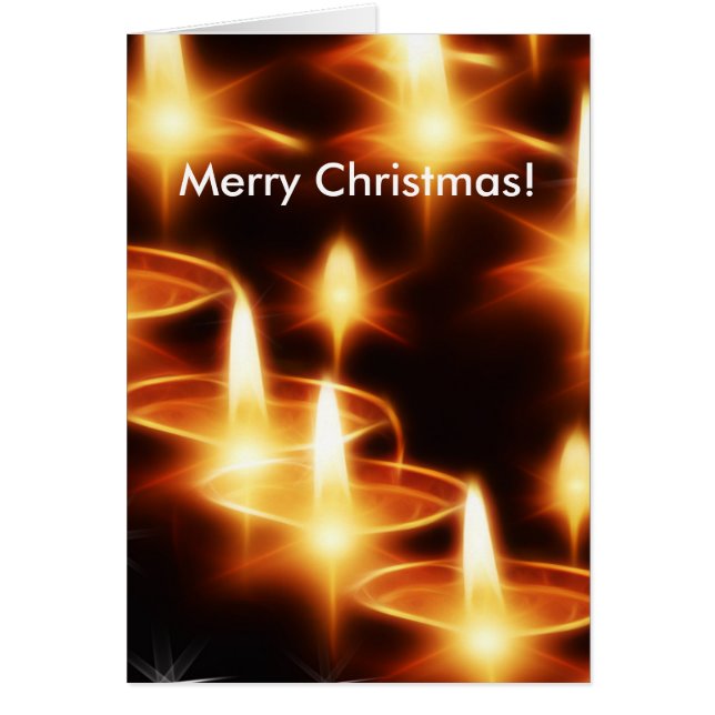 Bougies illuminations soirée nuit noire Joyeux Noë (Devant)