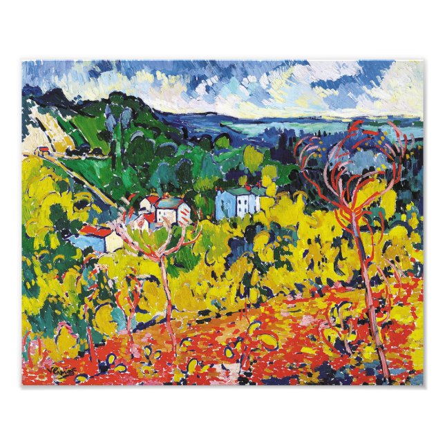 Bougival | Maurice de Vlaminck | Fotodruck (Vorne)