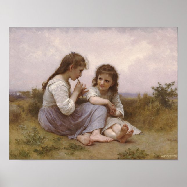 Bouguereau-A Childhood Idyll 1900 Poster (Vorne)