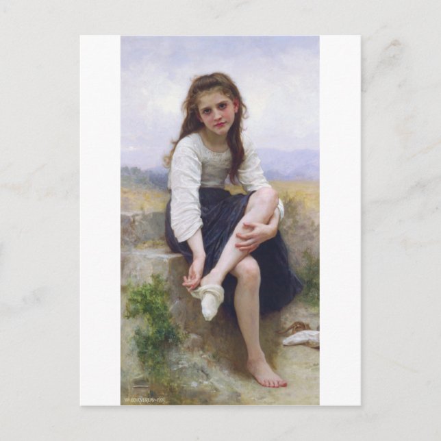 Bouguereau - Avant le Bain Postkarte (Vorderseite)