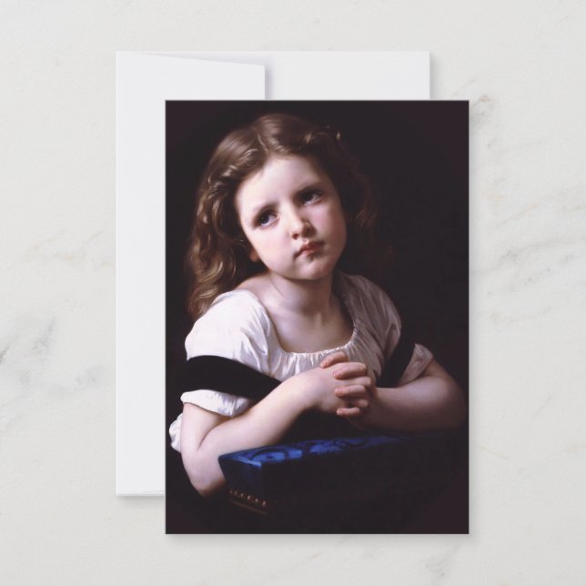 Bouguereau Einladungen zum Gebet (Vorderseite)