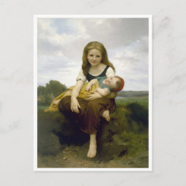 Bouguereau Elder Sister Postkarte