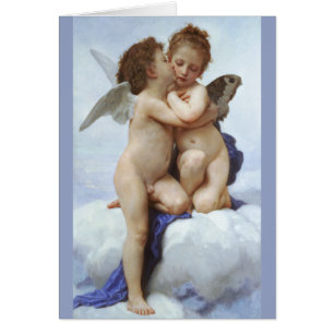 Bouguereau Erster Kuss Amor Psyche Kinder CC0073