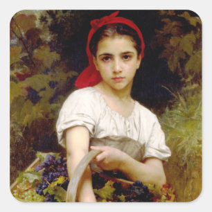 Bouguereau Harvester Stickers