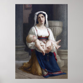 Bouguereau - Italienischer Bauernkniing Poster