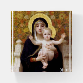 Bouguereau Jungfrau der Lilies Briefbeschwerer