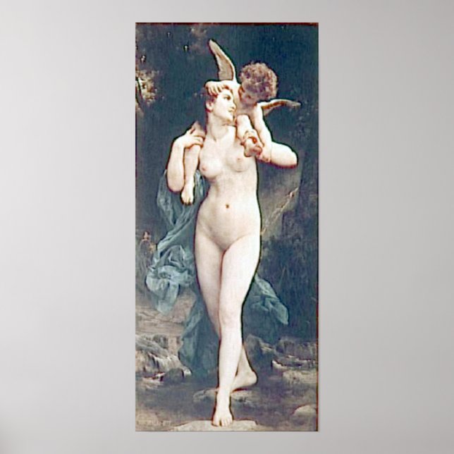 Bouguereau - La Jeunesse et l'Amour Poster (Vorne)
