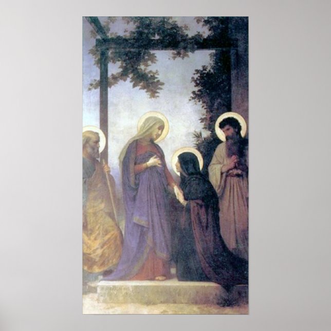 Bouguereau - La Visitation Poster (Vorne)