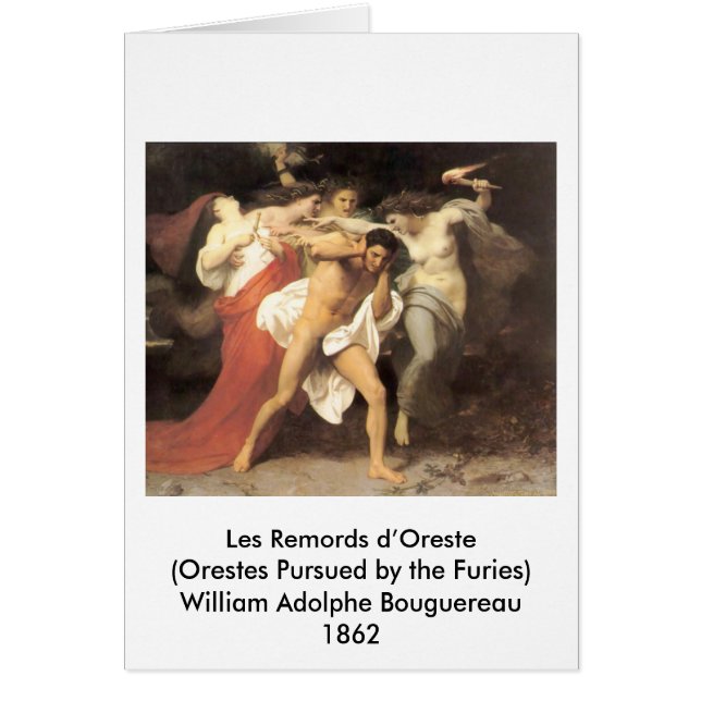 Bouguereau - Les Remords d'Oreste (Vorne)