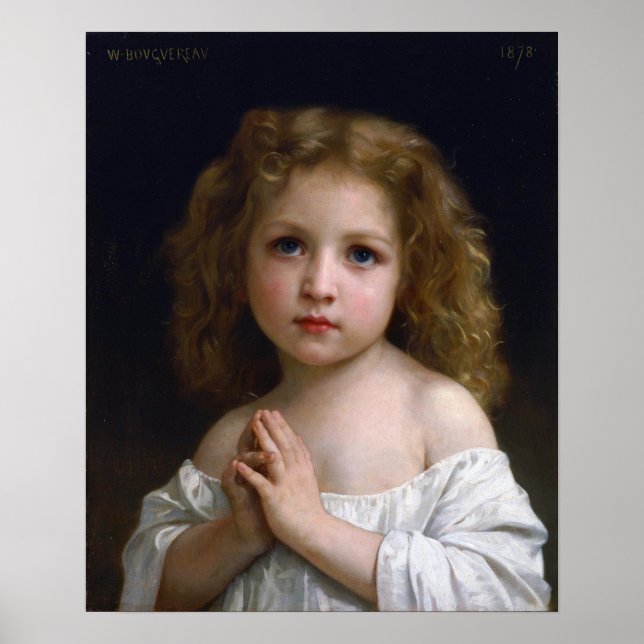 Bouguereau - Little Girl Poster (Vorne)