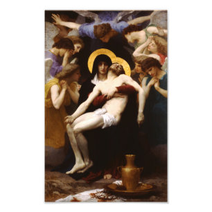 Bouguereau Pieta-Druck Fotodruck