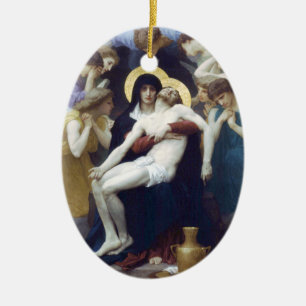 Bouguereau - Pietà Keramik Ornament