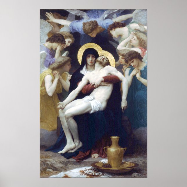 Bouguereau - Pietà Poster (Vorne)