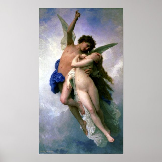Bouguereau - Psyche et L'Amour Poster (Vorne)
