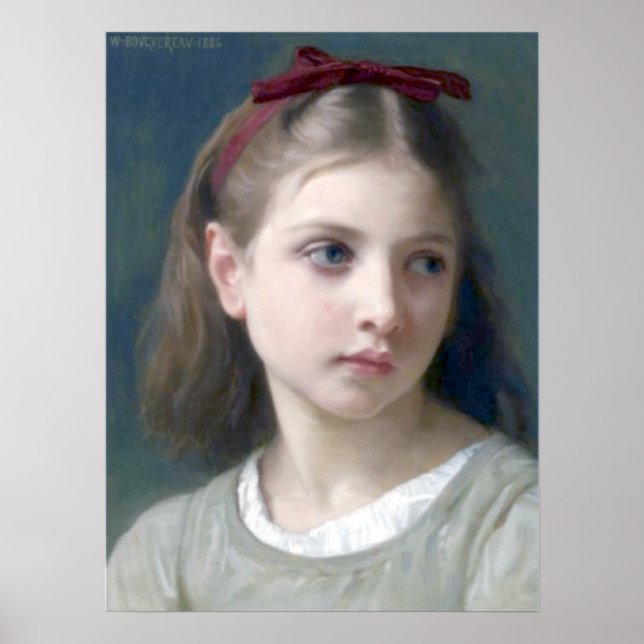 Bouguereau - Une Petitie Fille Poster (Vorne)