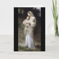Bouguereau Unschulds-Dame Child Lamb