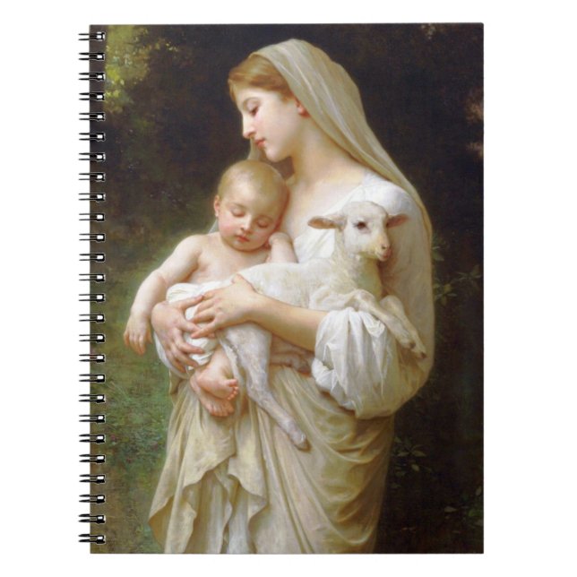 Bouguereau Unschulds-Notizbuch Notizblock (Vorderseite)