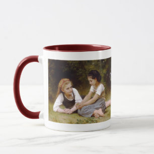 Bouguereaus Die Nusssammlerinnen von 1882 Tasse