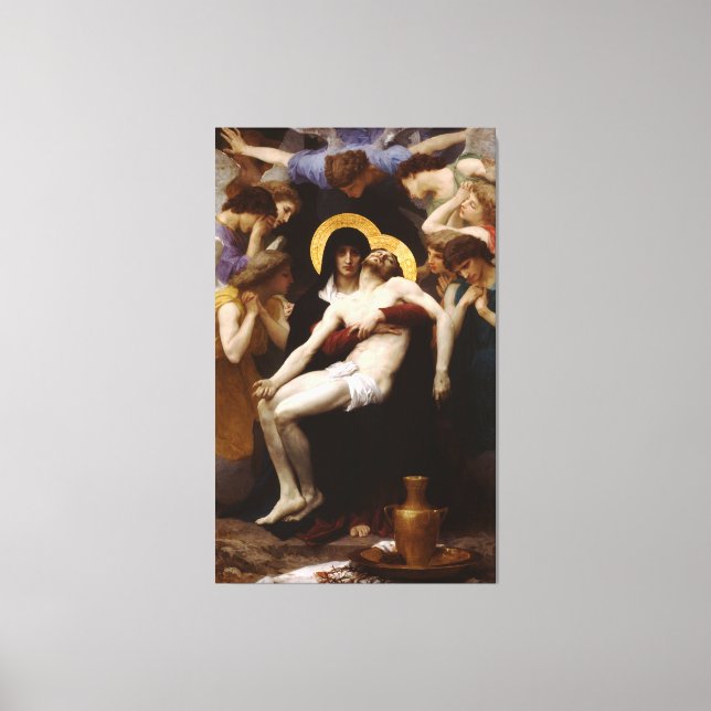 Bouguereau's klassische französische Malerei: Piet Leinwanddruck (Vorderseite)