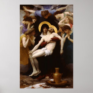 Bouguereaus klassische französische Malerei: Pieta Poster