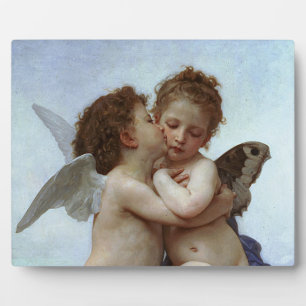 Bouguereau's L'Amour et Psyche, enfants (Cupid) Fotoplatte