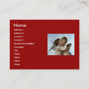Bouguereau's L'Amour et Psyche, enfants (Cupid) Visitenkarte