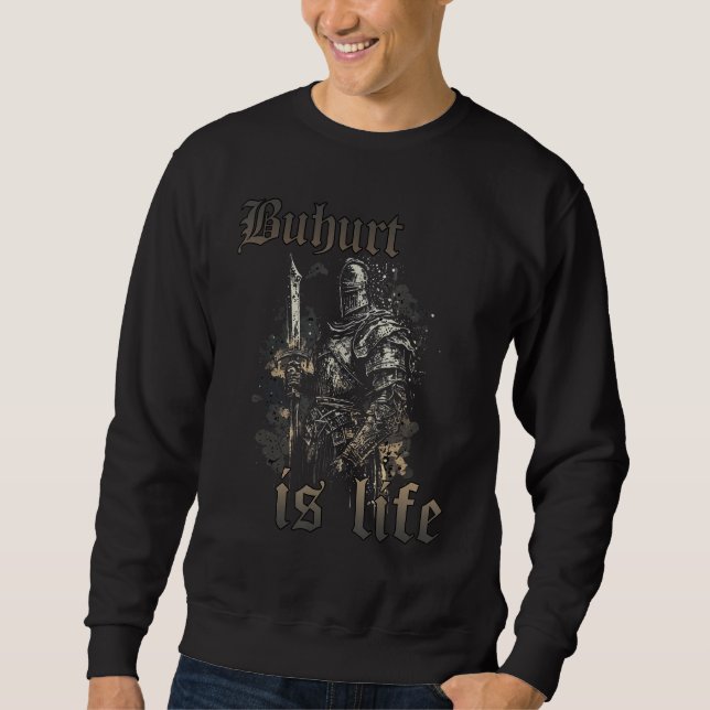 Bouhourt knights competition Buhurt tournament war Sweatshirt (Vorderseite)