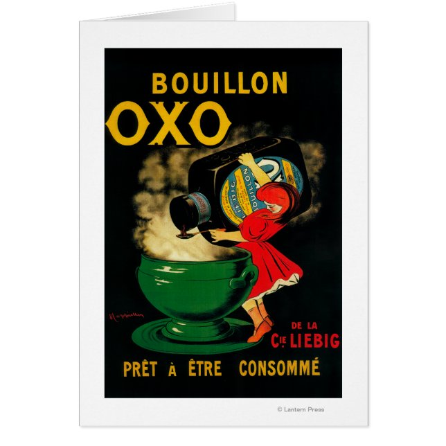 Bouillon OXO Poseter Vintage Europe (Devant)