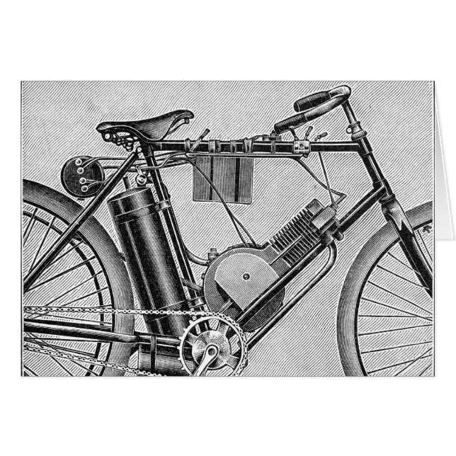 Bouilly Motorrad, 1895 (Vorderseite (Horizontal))