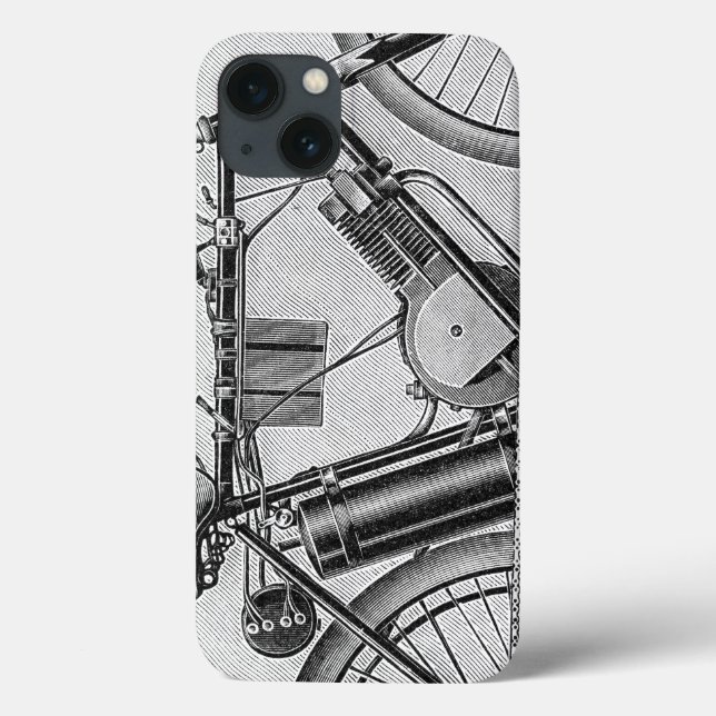 Bouilly Motorrad, 1895 Case-Mate iPhone Hülle (Rückseite)