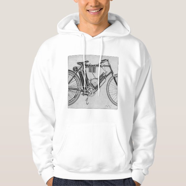 Bouilly Motorrad, 1895 Hoodie (Vorderseite)