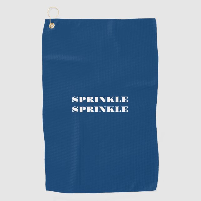 Boujee Blues Sporttuch Golfhandtuch (Vorderseite)