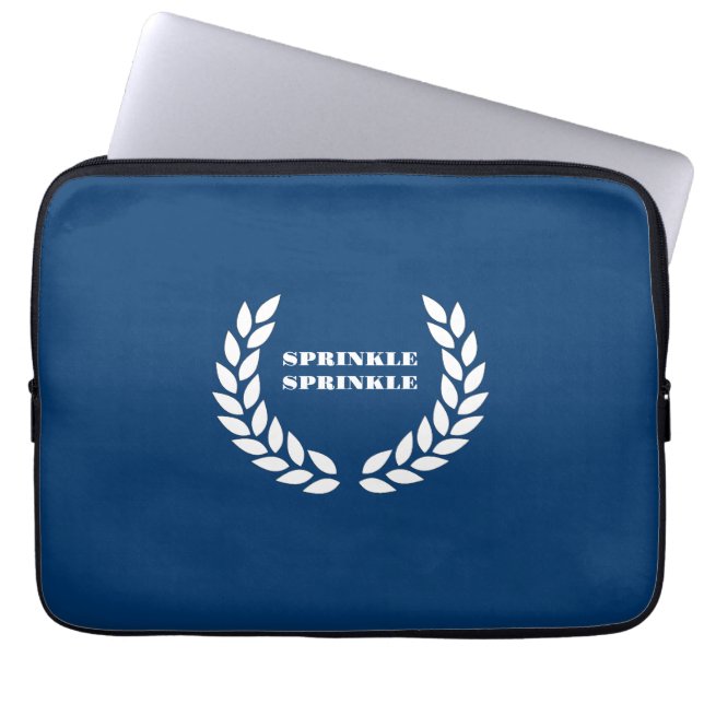 Boujee Blues Sprinkle Sprinkle Notebook-Sieb Laptopschutzhülle (Vorderseite)