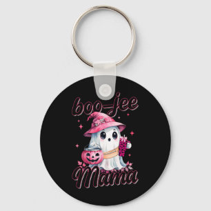 Boujee Boo Jee Spooky Ghost Pink Halloween Pumpkin Schlüsselanhänger